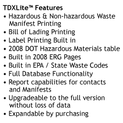 TDX Lite Features